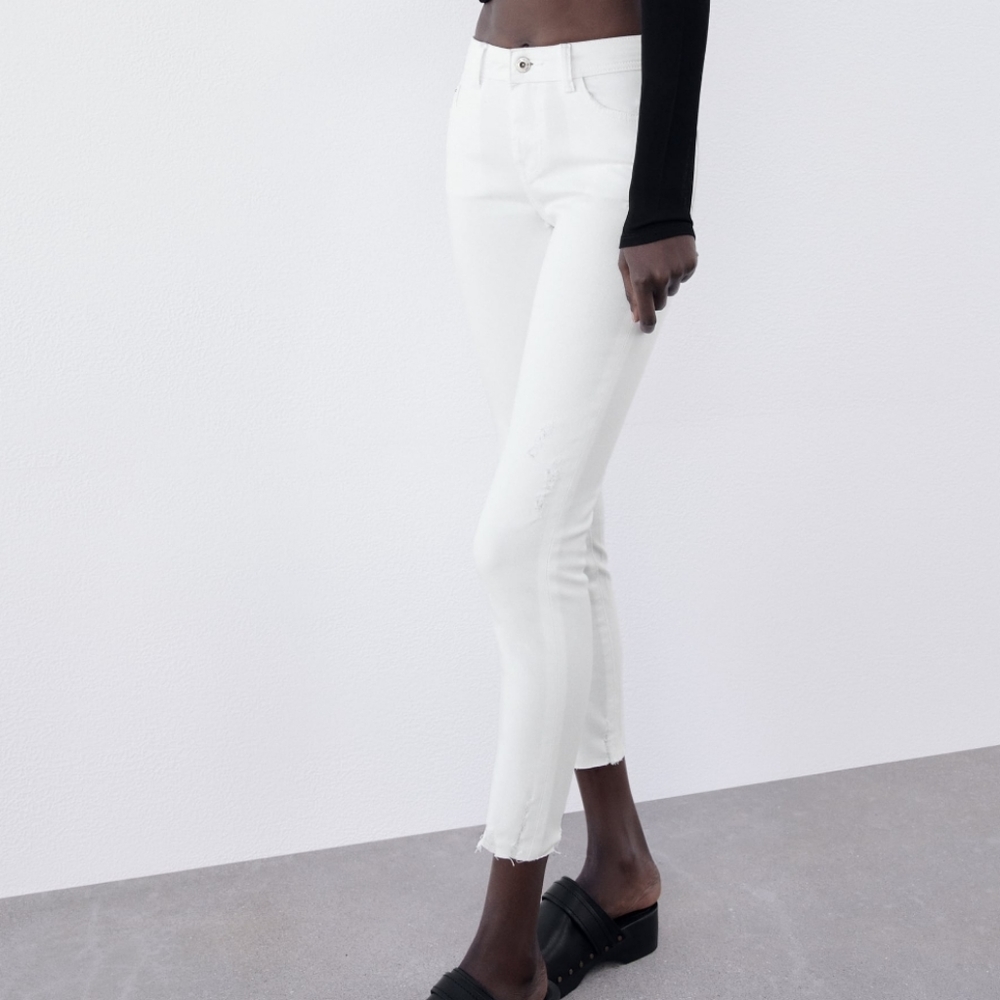 Zara Z1975 MID RISE SKINNY JEANS 